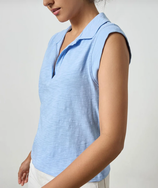 Lilla P Cap Sleeve Polo