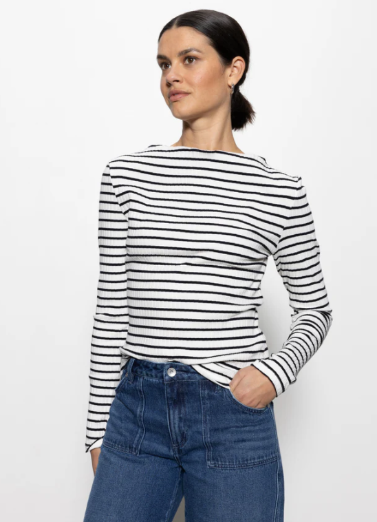 Sanctuary LS Boat Neck T-Shirt