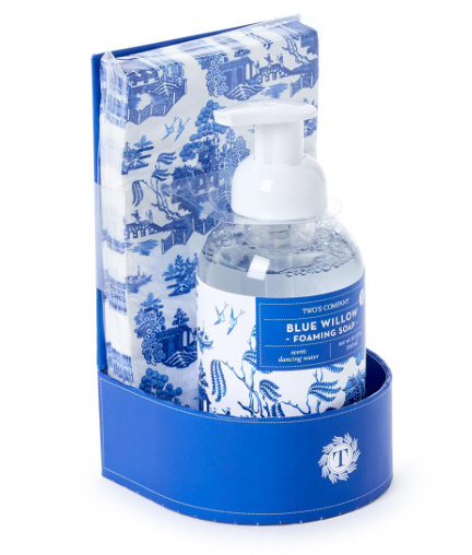 Two's Company Foaming Soap & Towel Set