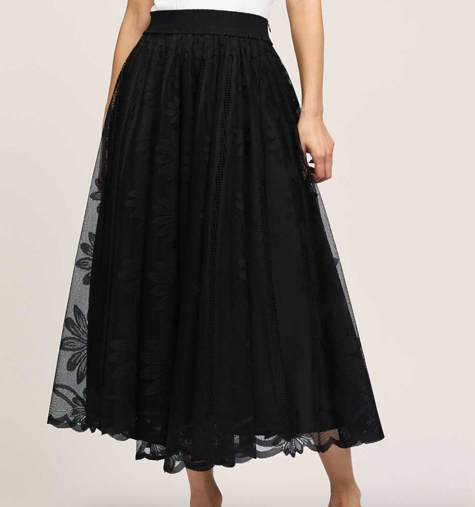 Current Air Midi Length Full Circle Skirt