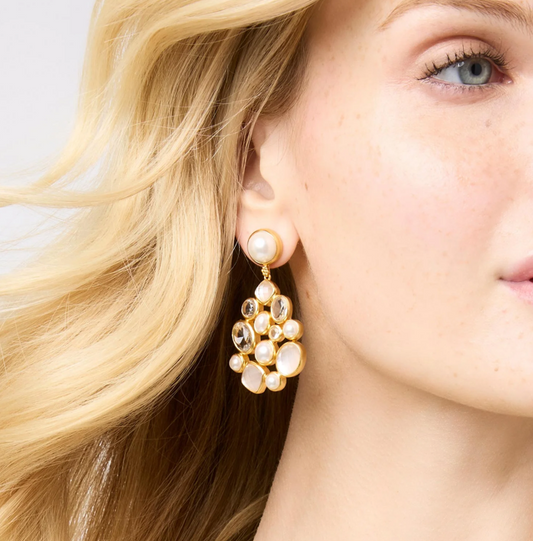 Julie Vos Kaleidoscope Statement Dangle Earrings