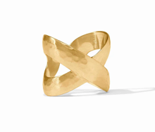 Julie Vos Gold Catalina X Ring