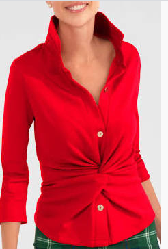 Gretchen Scott Twist & Shout Top