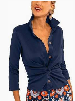 Gretchen Scott Twist & Shout Top