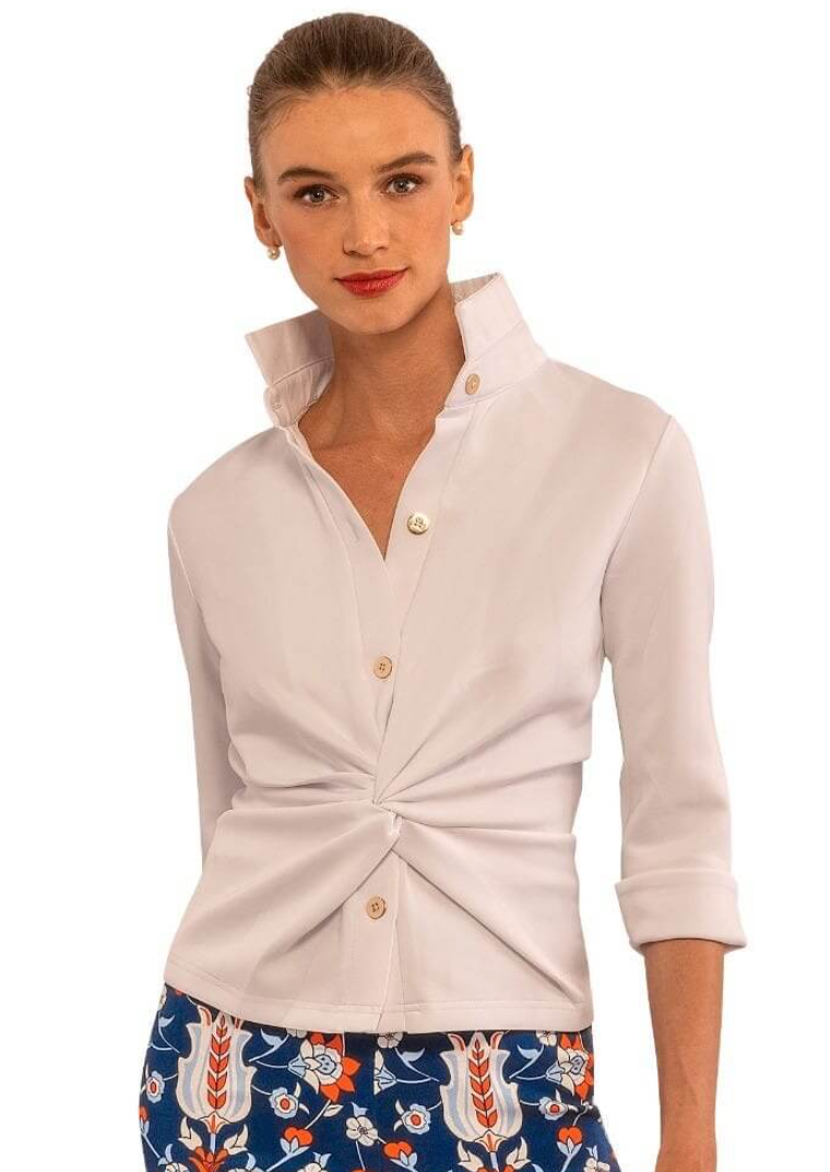 Gretchen Scott Twist & Shout Top