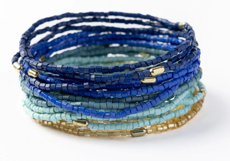 Ink+Alloy Chelsea 18 Strand Beaded Bracelet Set