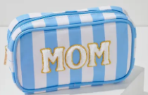 Shiraleah MOM Stripe Zip Pouch