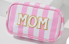 Shiraleah MOM Stripe Zip Pouch