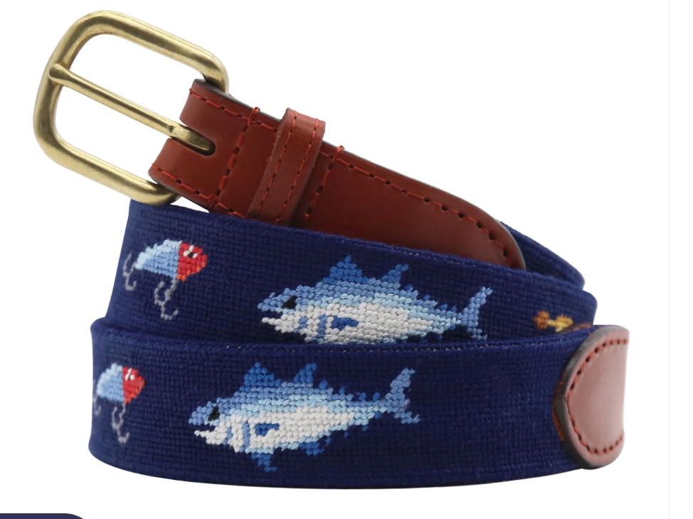 Smathers & Branson Needlepoint Belt