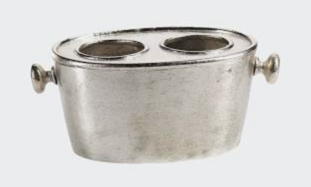 Zodax Aluminum Two Bottle Wine Holder