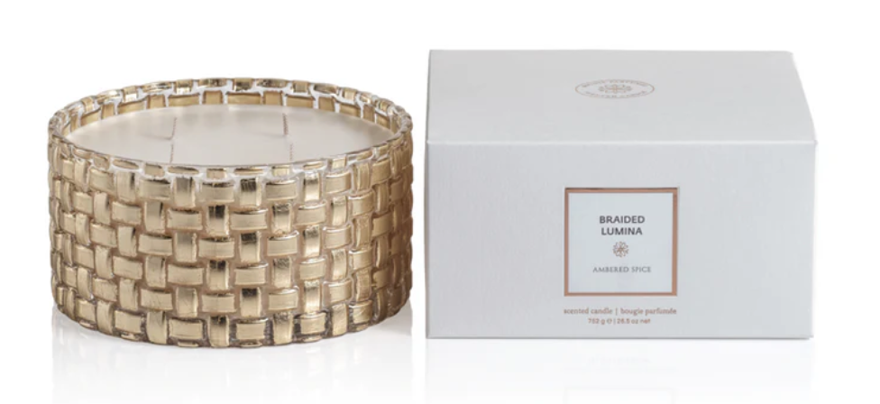 Zodax Braided Lumina Scented Candle