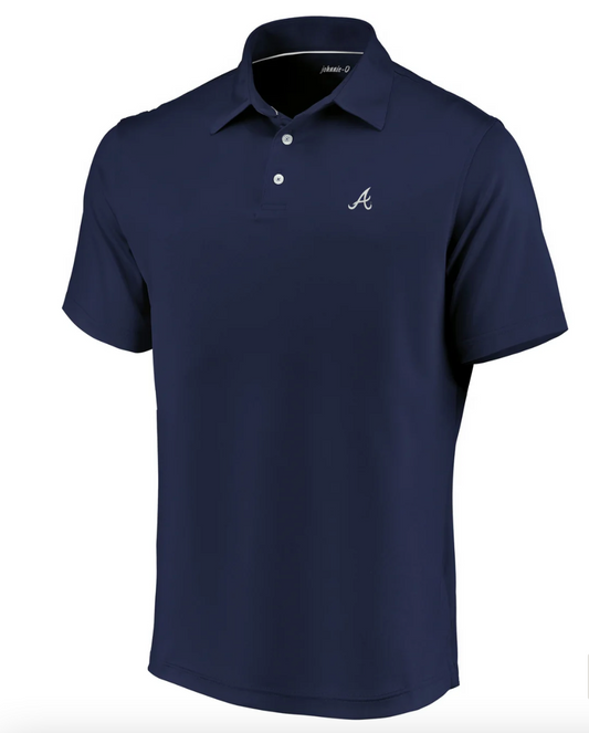 johnnie-O Birdie Solid Jersey BRAVES Polo
