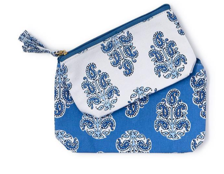 Block Print Multipurpose Pouch Set