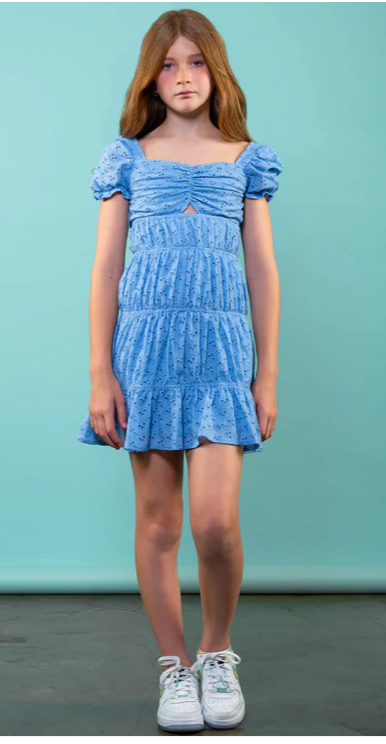 Miss Behave Girls Raquel Key Hole Dress