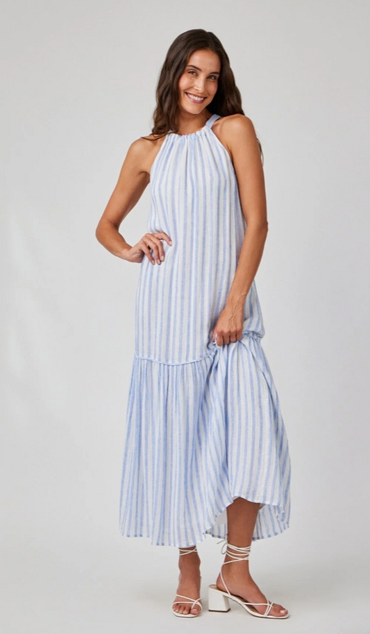 Bella Dahl Tiered Contrast Max Dress