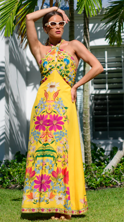 Elizabeth James Aubrey Halter Dress