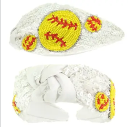 Sophia Collection Sequins Bead Top Know Headband