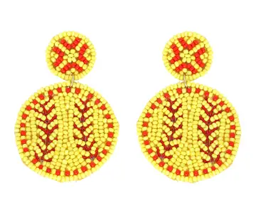 Sophia Collection Beaded Dangle Drop Earrings