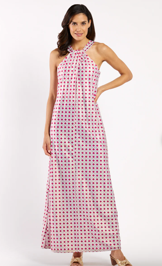 Jude Connally Bernadette Maxi Halter Dress