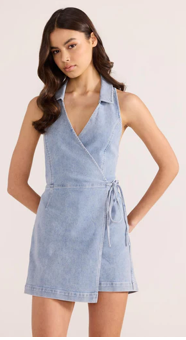 MINKPINK Oliver Denim Playsuit