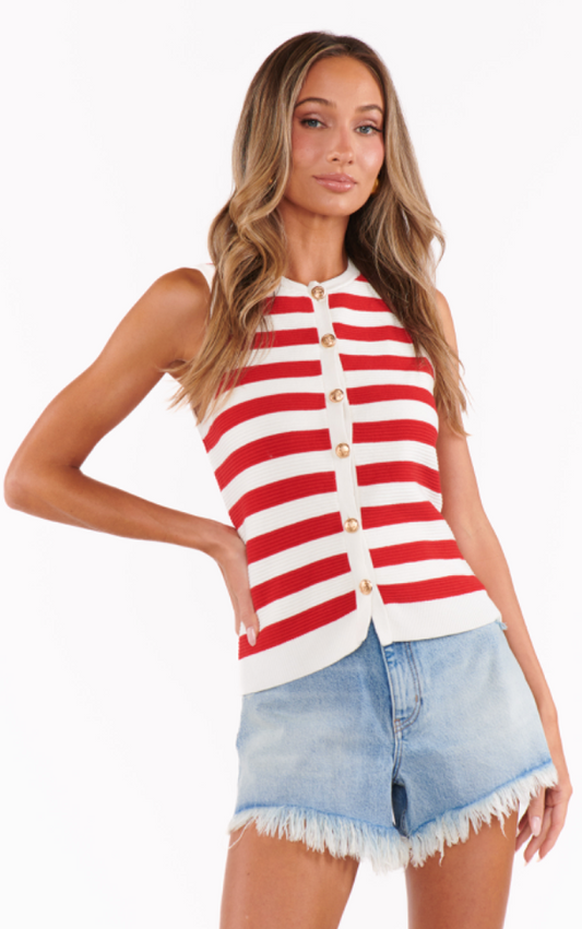 Mumu Devin Button Up Tank