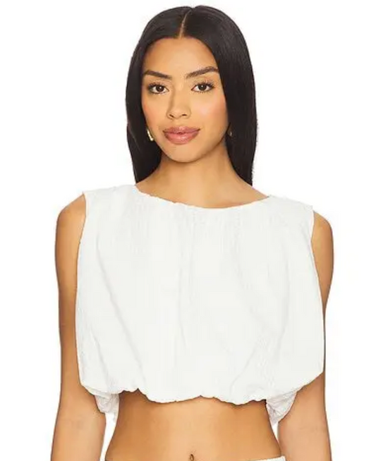 MINKPINK Alexa Bubble Crop Top