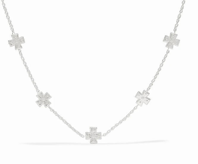 Julie Vos Canterbury Delicate Station Necklace