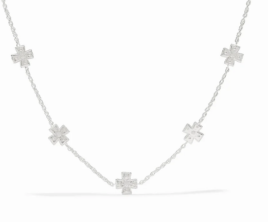 Julie Vos Canterbury Delicate Station Necklace