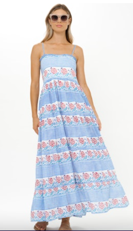 Oliphant Smocked Back Maxi