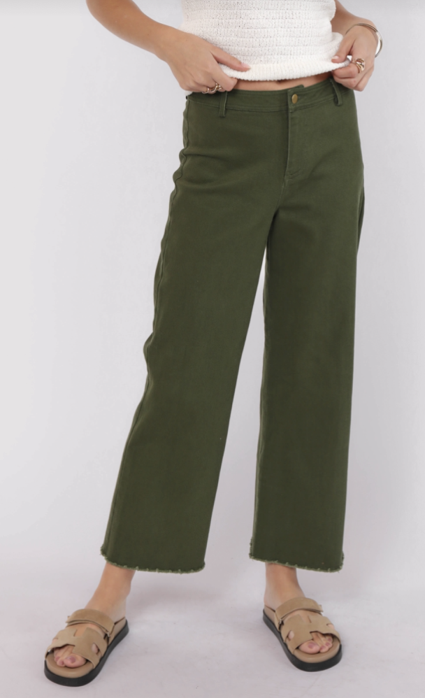 Sadie & Sage Clear Eyes Wide Leg Denim Pant