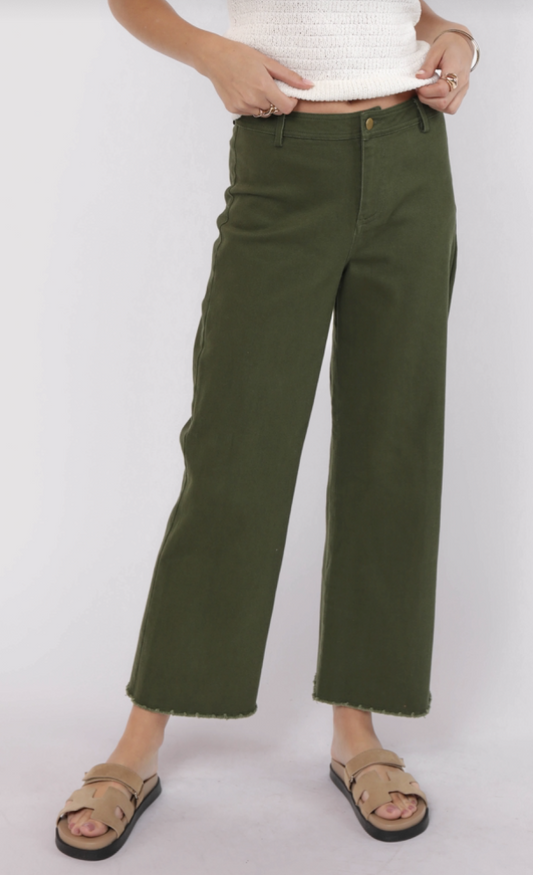 Sadie & Sage Clear Eyes Wide Leg Denim Pant