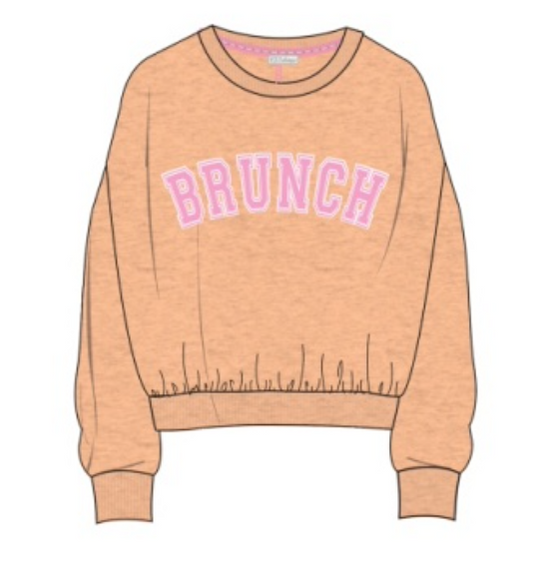 P.J. Salvage LS Brunch Crew Mimosa Me