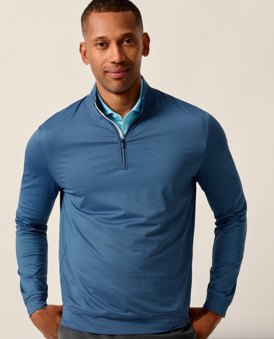 johnnie-O Jamie Jacquard 1/4-Zip Pullover
