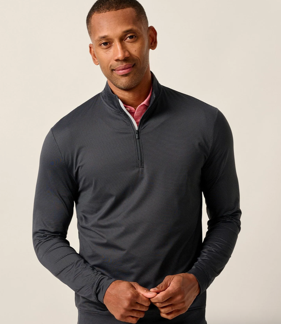 johnnie-O Jamie Jacquard 1/4-Zip Pullover