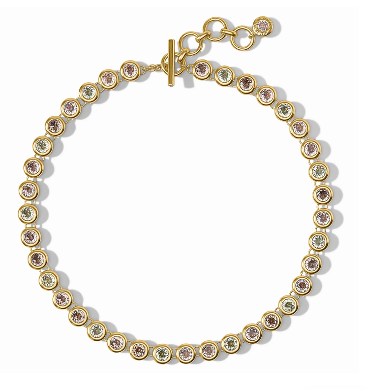 Julie Vos Rainbow Tennis Necklace