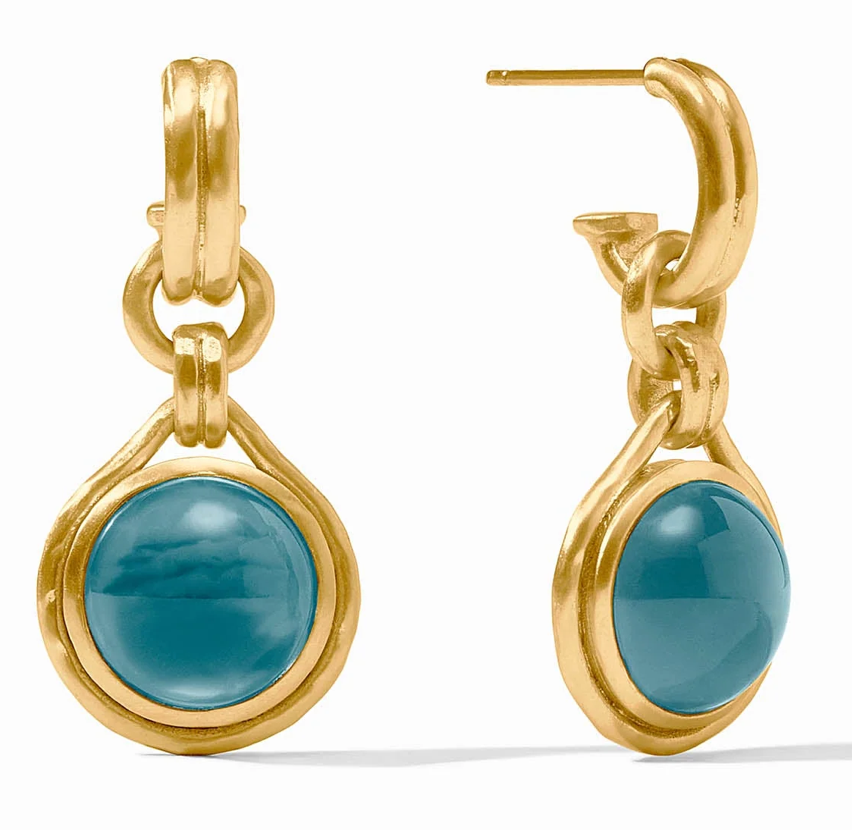 Julie Vos Solara Hoop & Charm Earring