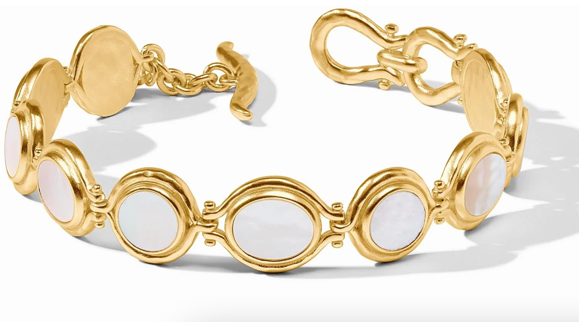 Julie Vos Carnaby Duet Gold & Acrylic Ring