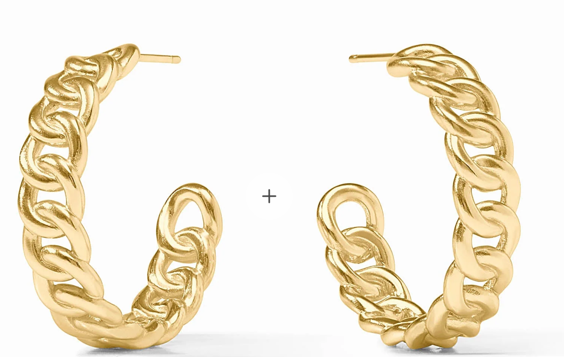 Julie Vos Dolce Gold Hoop Earrings