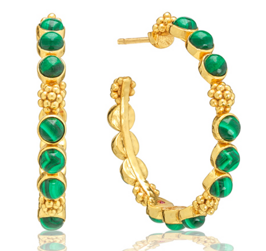 Capucine De Wulf Berry Gem Hoop Earrings