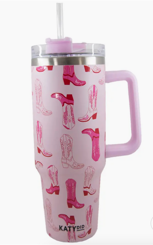 Katydid Tumbler Cup w Handle