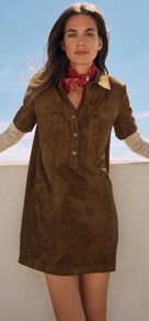 Z Supply Sydney Suede Mini Dress