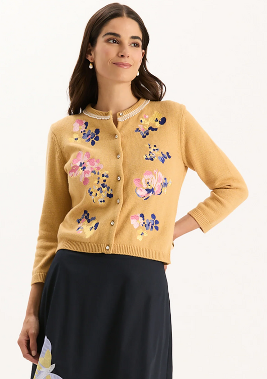 Tyler Boe Flora Embroidered Cardigan
