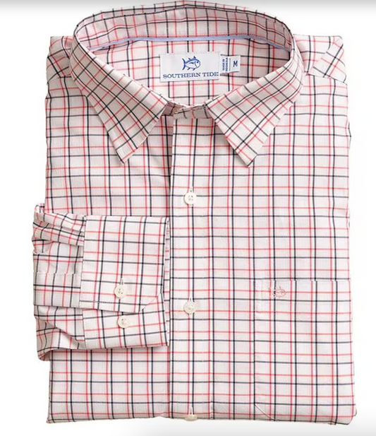 Southern Tide Charleston Sawmill Plaid LS Shirt