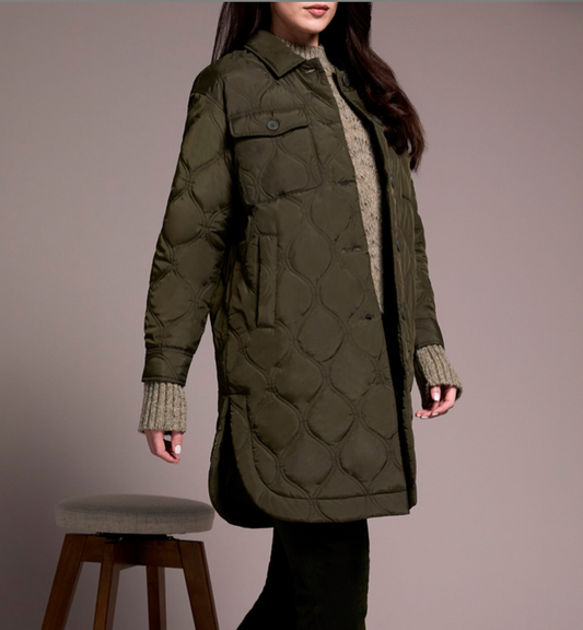 Tribal Long Quilted Jacket