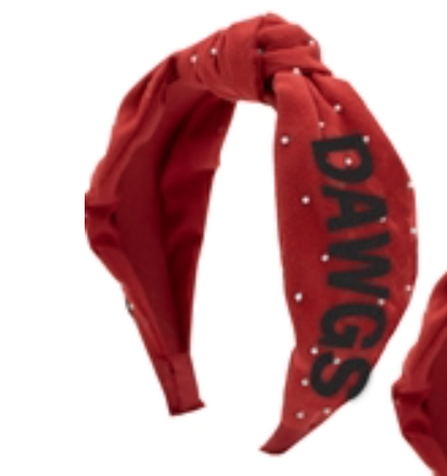 Capri Designs Collegiate Beaded Top Knot Headband