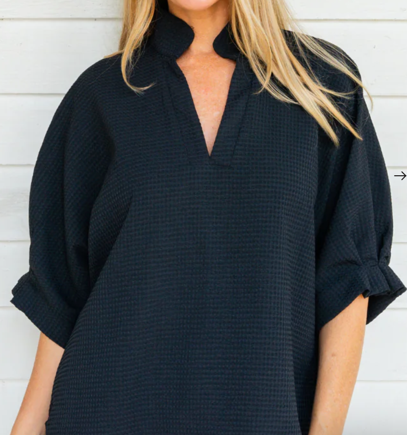 Caryn Lawn Caroline Waffle Top