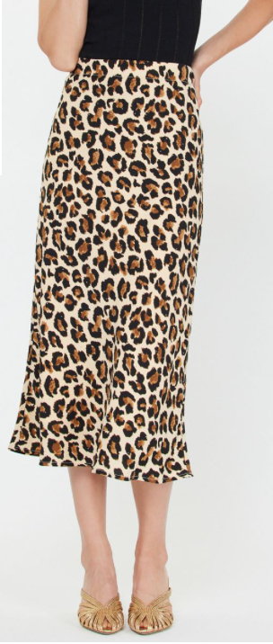 Current Air Bias Cut Midi Skirt