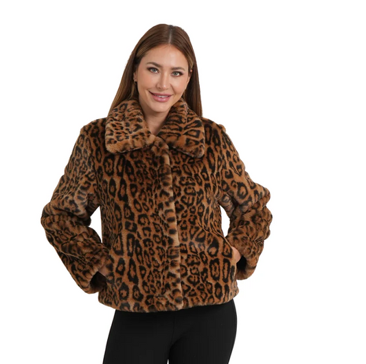 Love Token Leo Faux Fur Jacket