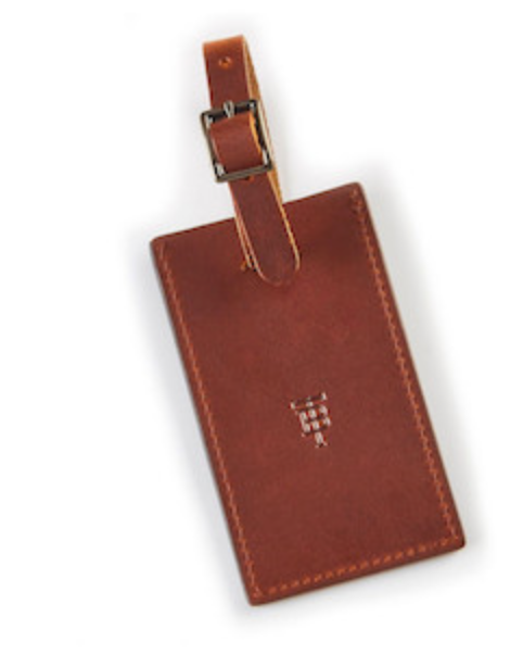 Tom Beckbe Leather Luggage Tag