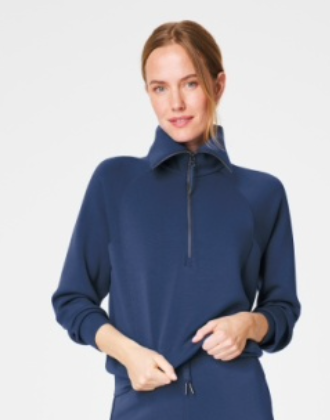 Spanx Air Essentials Half Zip Pullover